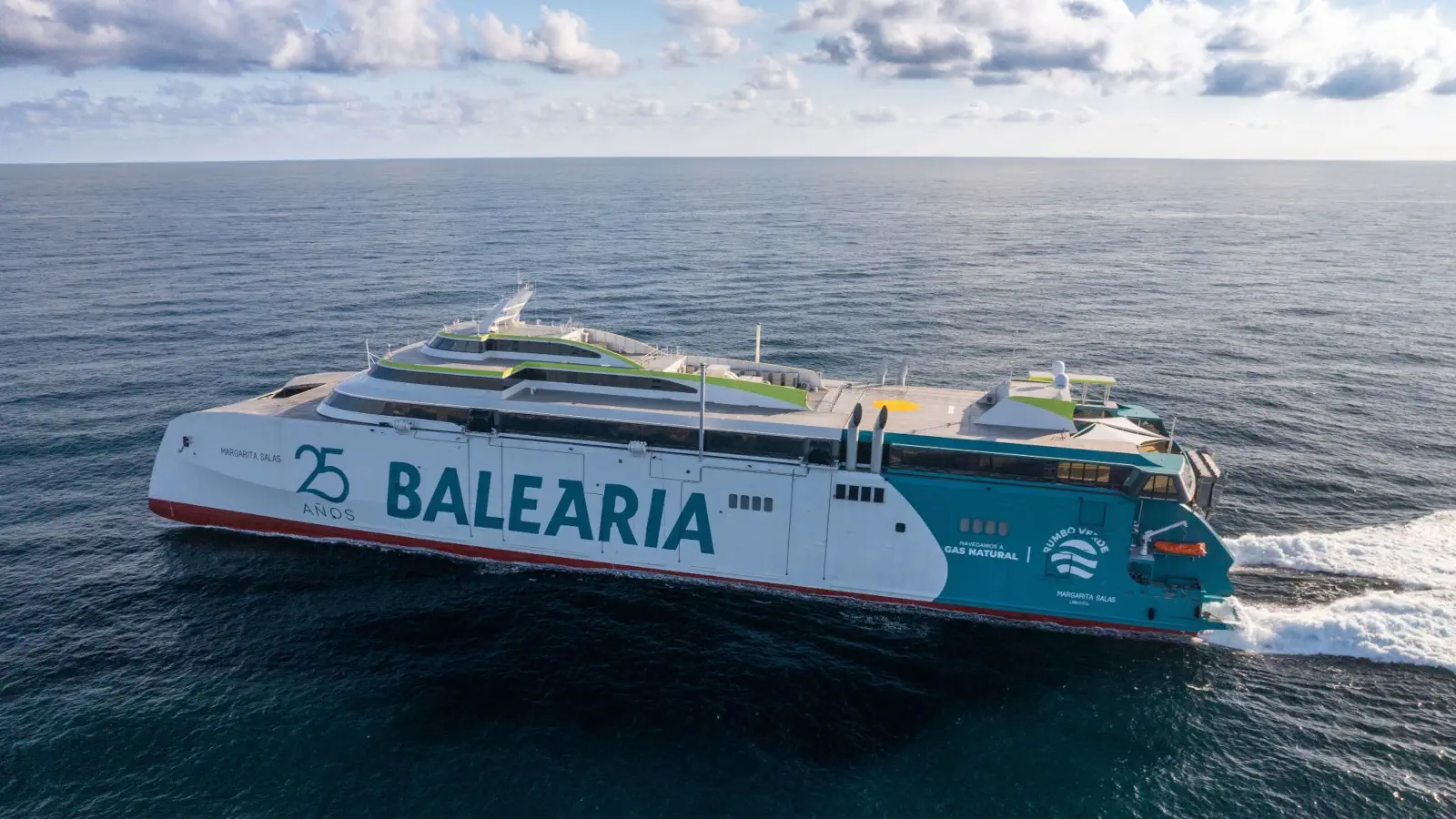 Nouveau ferry rapide MARGARITA SALAS en service pour Baleària