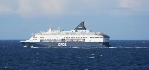 Le DFDS Ferry Pearl Seaways en route de Copenhague à Oslo via Frederikshavn.