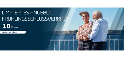 Soldes de printemps DFDS avec 10% de réduction