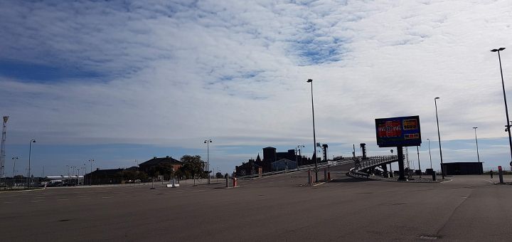 Embarcadère pour les ferries à Gedser (Danemark)