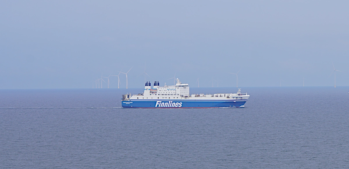 Finnlines Ferry Finnpartner sur la route de Travemünde à Malmö