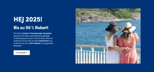 Finnlines Offre Hej 2025 - jusqu'à 55% de réduction