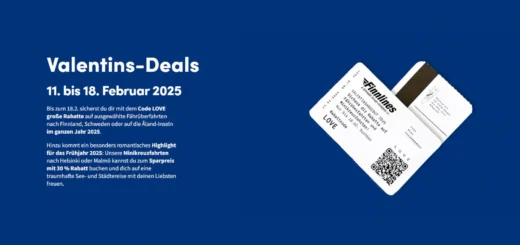 Finnlines Offre de la Saint-Valentin avec 50% de réduction