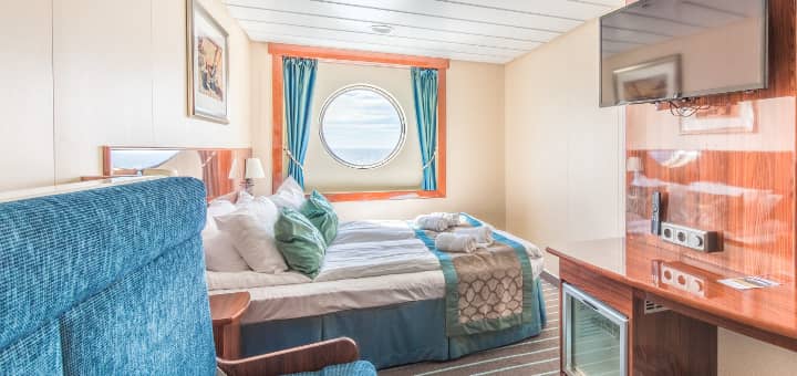Vue d'une cabine Fjord Line DeLuxe