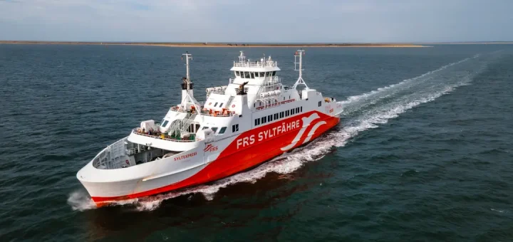FRS Syltfähre Syltexpress en route pour Sylt