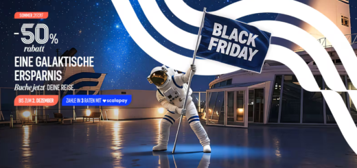 Grandi Navi Veloci - GNV Black Friday 2025 avec 50% de réduction à toutes les traversées en ferry
