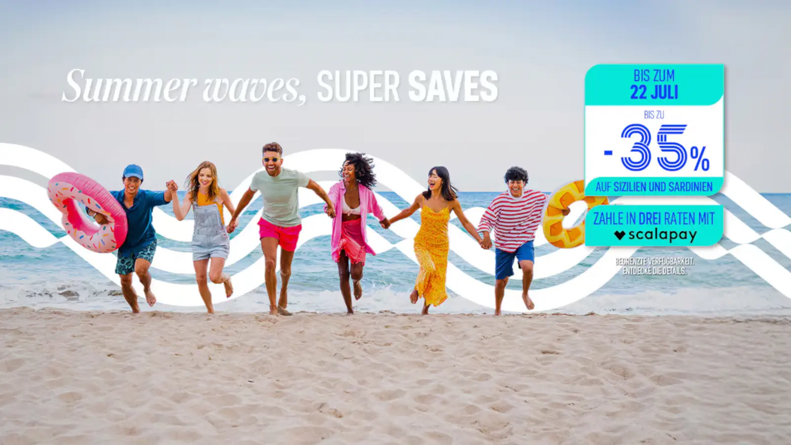 GNV Sommerangebot mit bis zzu 35% Rabatt.
