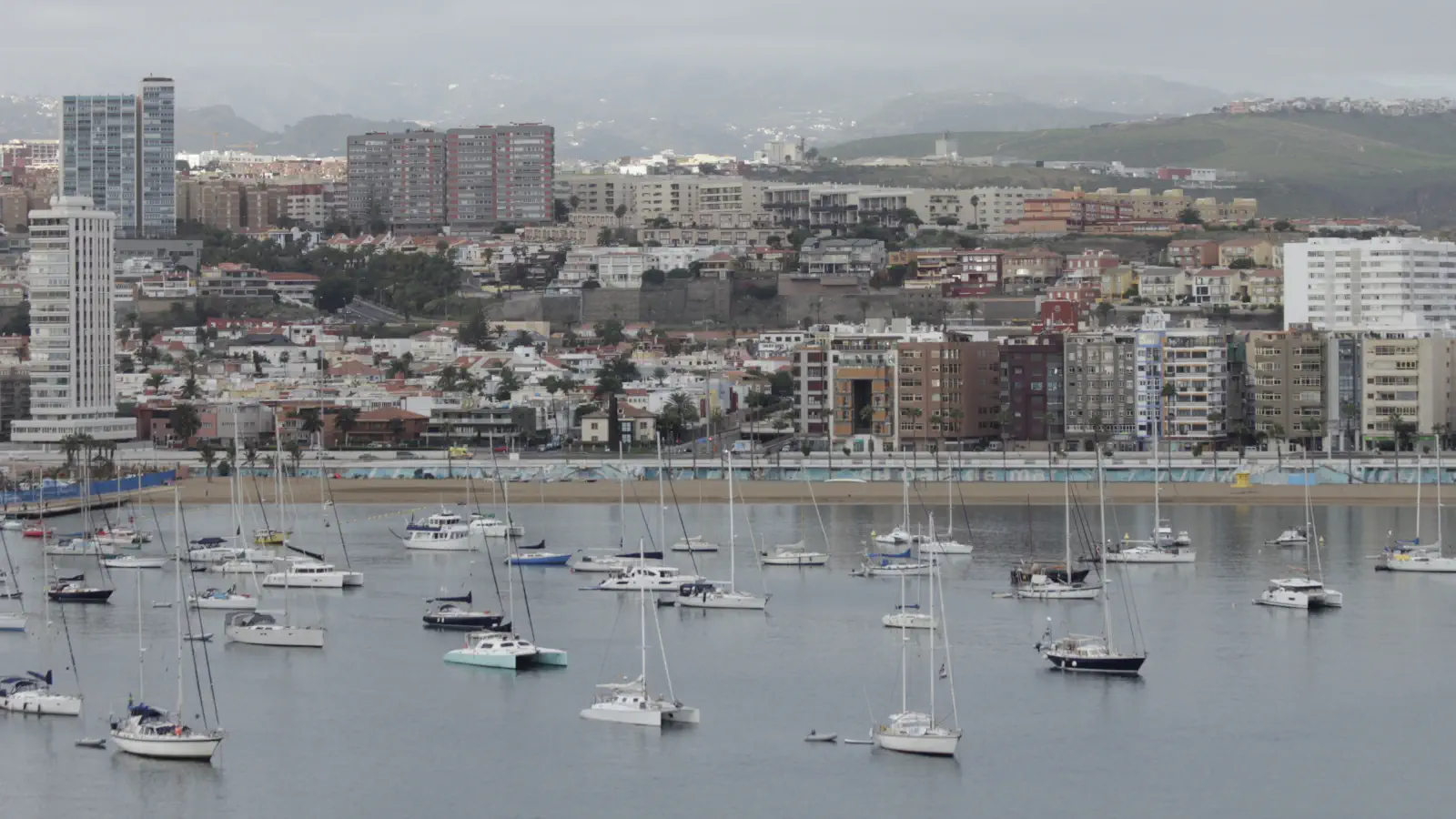 Port de plaisance de Las Palmas sur Gran Canaria.