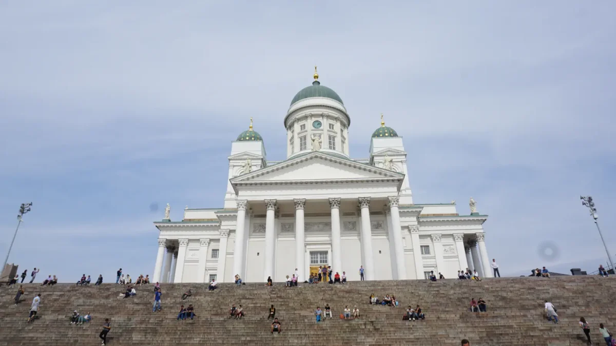 La cathédrale d'Helsinki.