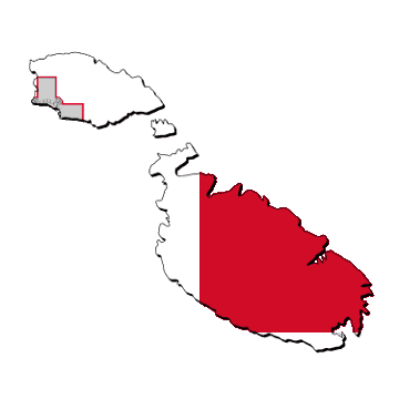 Carte et drapeau de Malte