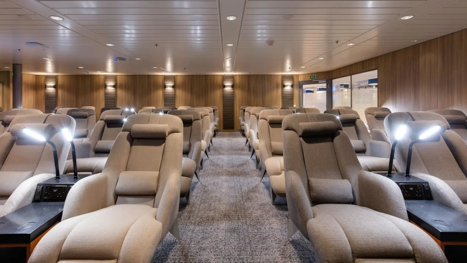 Cabines Stena Line et fauteuils de repos